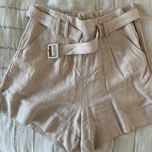 Abercrombie linen blend shorts